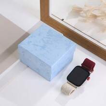1/12pcs Nylon Watch Gift Box, Leather Lining, Rectangular Jewelry Display Case, Suitable For Watches, Rings And Earrings - Elegant Storage Solution For Men And Women, Exquisite Christmas And Valentine's Day Gift,Room Decor - Multicolor - View 9