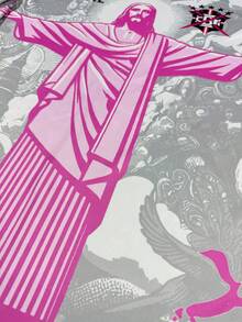 巴西足球队加大码男士球衣和青少年圆领T恤，饰有里约热内卢主题图案。非常适合观看巴西队比赛、足球训练、健身房锻炼、参加派对和日常休闲穿着。作为球迷纪念品，也是送给爸爸的理想礼物。 - 白色 - 查看 6