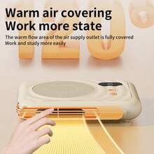 1pc USB Heated Coaster, Warm Air Blowing, Coffee Cup Warmer, Electric Coffee Cup Heater, 3-Level Temperature Setting Coffee Warmer, 2-In-1 Constant Temperature Coaster, Warming Pad For Bottle, Smart, Suitable For Office Desk, Home Office USB Electric Heating Pad, Bottle Warmer Coaster, Smart Heated Coffee Mug, Suitable For Beverages, Milk, Tea And Hot Chocolate - EU C Type Plug(220-240V) - View 7