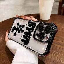 16、15、14、13、12、11 Pro、X、XR、XS、8、Plusと互換性のあるRM RPWP電話、耐衝撃性の透明なソフトバックカバー。 クリスマス秋の電話ケース、17ハロウィンアクセサリー - ブラック - チェックする 6