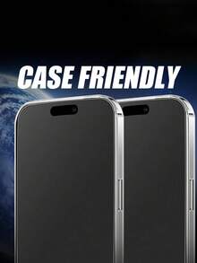 4 piezas Protector de pantalla de vidrio templado mate, compatible con iPhone X/XR/11/12/13/14/15/16/17/17 Plus/17 Pro/17 Pro Max, anti-espía, anti-arañazos, anti-huellas dactilares, protección de pantalla a prueba de agua, esenciales, aplicable a protección diaria, oficina, hogar, protector de pantalla de teléfono, accesorios de teléfono, protector de pantalla de privacidad, a prueba de golpes, resistente a arañazos - Negro - Ver 8