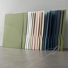 10个装口袋式婚礼邀请函信封，简约邀请函信封，适用于订婚、15岁生日、洗礼等场合，5*7英寸邀请函，DIY邀请卡，可定制口袋