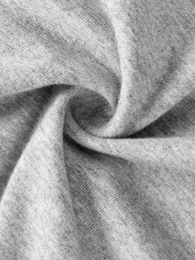 女士插肩撞色圆领休闲日文字母卡通印花短袖T恤，春夏款 - 深花灰 - 查看 6