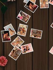 2-Inch Customized Mini Photo, Personalized Pocket-Sized 2-Inch Instant Photo Gift, Mini Photo Print Wallet-Sized Souvenir, Suitable For DIY Photo Album, Home Decor, Birthday - Unique Commemorative Gift With Your Own Photo ,For Family, Phone Case Decor - Multicolor - View 2