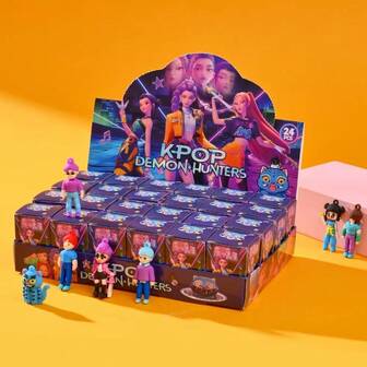 1 Sets Of 1pc Cross Border Popular KPOP Witch Group Blind Box Figurine Keychain, Children's Fun Party Figurine Gift Blind Box Keychain, Anime Bag Decoration,New Year's Gift, Valentine's Day Gift, Easter Gift