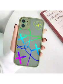 Custodia per telefono alla moda e carina G-Gertrudes, nuova cover antiurto compatibile con 16 15 11 12 13 Mini 14 Pro XR X Xs Max, in silicone e plastica rigida. Cover compatibile con 17 Pro Case, 17 Pro Max Case, 17 Case, 16 Pro Case - Z3 - Visualizzare 8