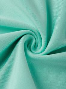 Fall Street Lounge Women's Valentine's Day Printed Zip-Up Jumpsuit Set, Long Sleeve Casual 2-Piece Outfit - Green - View 3