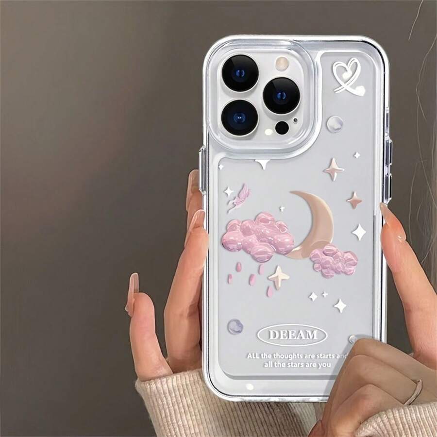 Una funda de teléfono transparente de alta calidad con un tema espacial, que presenta diseños de nubes, estrellas y la luna, una funda de protección creativa personalizada y elegante, resistente a golpes y caídas, a prueba de manchas y duradera, para 17.17 Pro...17 Pro Max...17 Agua. 16.16 Pro...16 Pro Máx.16 más.. 15.15 Pro Max...15 Pro...15 más.. 14.14 Pro...14 más..14 Pro Max... 13.13 Pro...13 Pro Max...12.12 Pro...12 Pro Max...11.11 Pro...11 Pro Máx.XR.X.XS.XS máx.La compatibilidad Se.MiNi es un regalo de cumpleaños para tu novia, novio, amigos e incluso para ti mismo. - Transparente 2230 - Ver 1