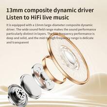 Lenovo EA186 5.4 Outdoor Bluetooth Headphones, 24-Hour Super Long Battery Life, HiFi Sound Quality, IPX5 Waterproof - one-size - View 4