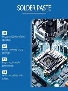 Professional Soldering Paste Flux, Suitable For Smartphones, Motherboards, Printed Circuit Boards, Rosin, Soldering, Flux, Repair Tools - Multicolor - View 6