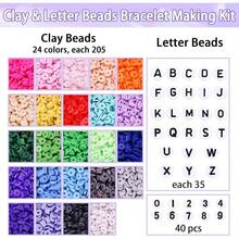 6000 PCS Clay Beads Bracelet Making Kit With A To Z Alphabet Letter Beads, Friendship Bracelet Kit, Earrings Necklace Jewelry Making Kit Adults - Multi-colored - 查看 2