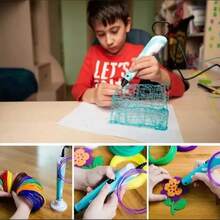 Pluma 3D de Alta Temperatura para Filamento PLA - Incluye Adaptador y Material Crea con precisión: herramienta perfecta para modelado libre, reparaciones y proyectos DIY. Temperatura ajustable, compatible con PLA, fácil de usar para todas las edades. Ideal para manualidades, educación y prototipado creativo. - Tipo de Enchufe A USA (110-127V) - Ver 5