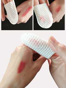 120-Piece Pack Of Double-Sided Makeup Remover Pads, Thickened Finger Cot Style, Suitable For Face And Nails - Ideal For Removing Makeup And Nail Polish. - Multicolor - View 5