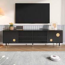 Television Stands & Entertainment Centers - Black - View 4