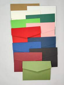 Premium Minimalist Invitation Cards, Envelopes, Invitations, Made Of 250g High-End Specialty Paper - Burgundy - View 4