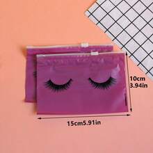 5/10/15/30 Stücke Wimpern Reißverschlusstasche, EVA Reißverschlusstasche Kosmetikaufbewahrungstasche, kleine Reißverschlussbox Reisepflege-Accessoires