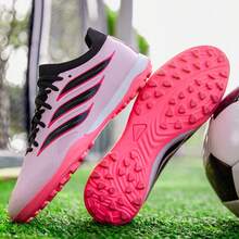 Lightweight, Non-Slip Football Shoes, Soccer Shoes Training Shoes - Pink - View 8