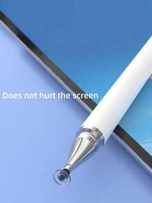 2 Universal Touchscreen Stylus, 2-In-1 Stylist Pen, IPad And All Touchscreen Devices: Tablet, Android, Laptop, Computer [Set] - Black, Rose Gold, White, Compatible With IPhone - Multicolor - View 3