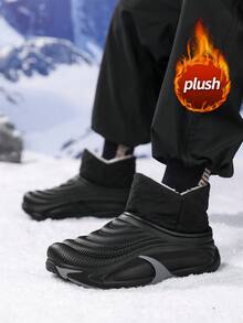 男士镂空凉鞋，夏季新款闭趾拖鞋，厚底防滑防臭透气休闲运动凉鞋，适合学生、校园、休闲、钓鱼、驾驶、海滩、水上活动等场合，轻便柔软舒适，一脚蹬设计 - 黑色 - 查看 3