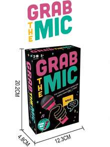 Family Karaoke Trivia Game - Lucky Microphone Grab, All-Age Interactive Toy & Kids Party Birthday Christmas Gift - 麥克風擷取器-A - 查看 4
