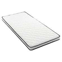 Spring Mattress, Dimensions: 90 * 200 Cm, Thickness: 10 Cm, Firmness Level: H3, With Ergonomic Modules And Lumbar Support; Rolled Mattress - White - View 1