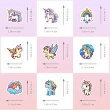 1/20/50 Unicorn Graffiti Stickers Dreamy Gradient Personalized Ultra-Thin Easy To Tear Without Leaving A Trace, Suitable For DIY/ Scrapbook Stickers/DIY All Kinds Of Daily Necessities. - Multicolor - View 9