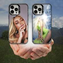 Funda de teléfono B-Bad GyalS Singer para iPhone 17 16 15 14 13 12 11 Ais/Pro/Max/Plus, anti-caída, negra mate, dura - z1 - Ver 1