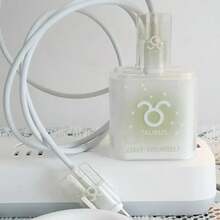 3-In-1 Transparent Zodiac Protective Case, Bite Protector & Cable Compatible With Apple 18W/20W Charger, TPU Soft Shell, Anti-Breakage - Multicolor - View 14