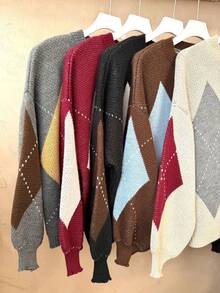 Pulls pour femmes - Gris foncé - Voir 6