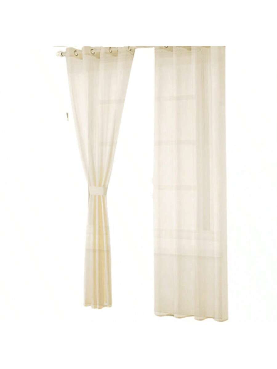 Cortinas color Beige de alta durabilidad de 140cm*225cm