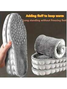 2 szt. ciepłych, pluszowych wkładek zimowych dla kobiet i mężczyzn, zagęszczających, termicznych wkładek do butów sportowych, miękkich, ocieplających wkładek do butów śnieżnych, galentynek, szczeniaków, karnawału, dekoracji imprezowych, butów, wiosenno-letnich propozycji, prezentów dla druhen, pokoju, wystroju sypialni, wystroju sypialni, plaży, podróży, dla mężczyzn, dla kobiet, wakacji, dnia kobiet, niezbędnych rzeczy w podróży, upominków ślubnych, roku 2000, sypialni, akcesoriów samochodowych dla kobiet, wystroju kuchni, uroczych rzeczy - Wielokolorowe - Zobacz 2