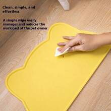 17" X 10" Silicone Pet Feeding Mat, Non-Slip And Waterproof Dog/Cat Food Bowl Tray - Multicolor - View 7