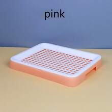 双层防倾斜仓鼠/兔子/猫砂盆，可拆卸可清洗，适合小型宠物和所有季节。 - 均碼 - 查看 10