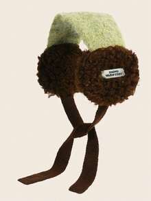 Protetores de ouvido de pelúcia para o inverno, femininos, à prova de vento e frio, ideais para ciclismo. Dobráveis e quentes, com alças de pelúcia fofas e em cores contrastantes azul e cinza. Resistentes ao frio e quentes, com alças macias e aconchegantes. Ideais para usar na cabeça.