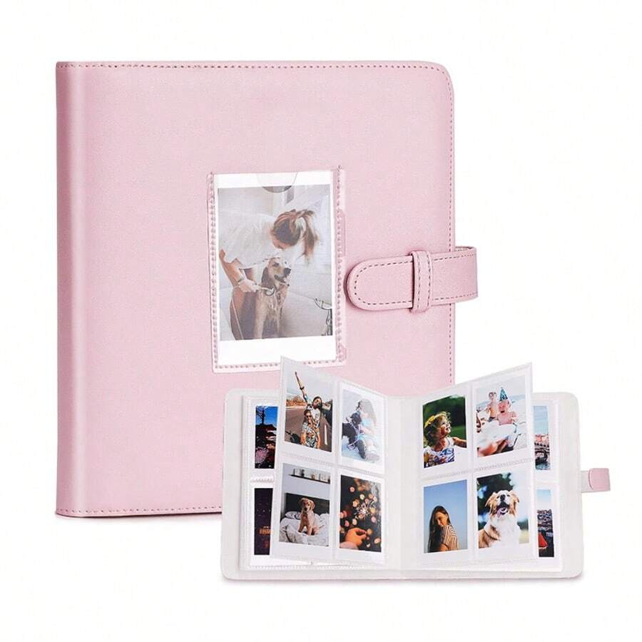 1本272格大尺寸相册，适用于3英寸富士迷你胶片相册