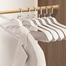 6pcs Set Of Durable Plastic Hangers, Wide Shoulder Design, No Trace, Anti-Aging, Standard Hangers Suitable For Coats And Suits - Multicolor - View 6