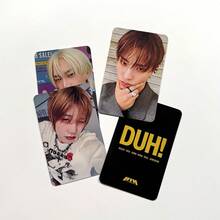 6pcs P1Harmony DUH Photo Cards - Double-Sided Printed K4 LOMO Cards, Glossy Coating, Official Member Album - P1 Harmony Fan Essential, KEEHO, THEO, JIUNG Collectibles - (DUH! Photo Cards), Vibrant Design, High-Quality Printing, Glossy Surface, Kpop Merchandise Gift - Multicolor - View 6