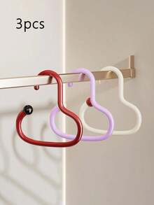 1/3pcs Creative Round Hanger, Non-Slip For Hanging Hats, Scarves, Versatile Home Storage Organizer, Minimalist Design, Suitable For Home, Daily Use - Multicolor - View 10