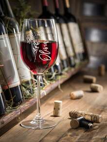 Personalized Photo Wine Glass - Customizable Etched/Engraved With Your Photo And Text, Elegant Couple Champagne Flutes, Suitable For Wedding, Anniversary, Valentine's Day - Durable Glass Material - Perfect Gift For Her/Him - Collectible Barware, Gift For Wine Lovers, Anniversary Gift, Engraved Design, Premium Glassware, Anniversary Couple, Best Christmas Gift - Multicolor - View 5