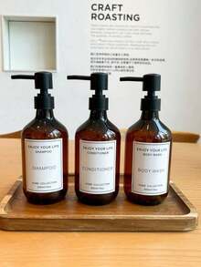 1pc Light-Blocking Moisturizing Lotion Bottles, Hotel Shampoo, Shower Gel, Conditioner Refill/Refillable Bottles - Multicolor - View 7