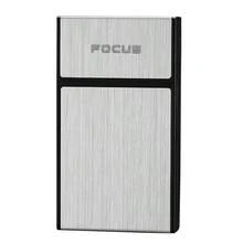 Portable Cigarette Box 20pcs Capacity Cigarette Case Metal Cigar Tobacco Holder Pocket Box