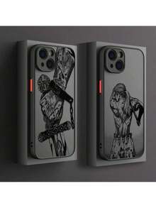 Funda de teléfono Anime Black Vinland Saga compatible con 16 15 14 Plus 13 12 Mini 11 Pro Max X Xs XR 7 8, cubierta dura transparente mate, funda compatible con funda  17 pro max, funda  17 pro, funda  17, funda  16, funda  16 pro max, funda  15. - FGB-C2411091F3 - Ver 3