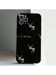 Funda de teléfono Rapper D-Drake compatible con 17,16,15,14,13,12,11,Pro,XS,Max,XR,Plus,E,SE4,Mini, cubierta suave negra, funda compatible con funda  17 pro max, funda  17 pro, funda  17, funda  16, funda  16 pro max, funda  15 - Z2 - Ver 5