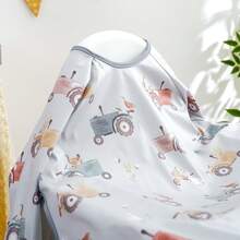 1 buc bavetă pentru bebeluși și husă pentru scaun înalt, pentru 6-24 de luni, fete sau băieți, cu mâneci lungi pentru bebeluși, articole esențiale pentru înțărcare conduse de bebeluși pentru mâncat, hrănirea bebelușilor, economisirea mizeriei