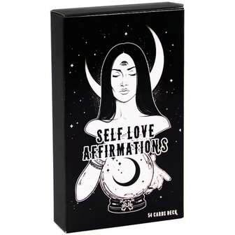 赋能自爱肯定语卡 - 每日积极箴言，提升自信，获得内心平静，54张卡牌，卡牌游戏，情人节礼物，适合14岁以上人群