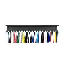 Sleek Black Metal Medal Display Rack With Hooks – Easy Installation, Perfect For Sports Achievements, Honorary Medals, And Inspirational Gifts, Holds Multiple Medals With Clean Design, Medal Hanger Display - Black - View 5