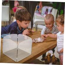 Milisten Jaula para Conejos Valla para Animales Pequeños Valla Plegable  para Mascotas Corral para Cobayas Acrílica Diseño Práctico - 1 - Ver 8