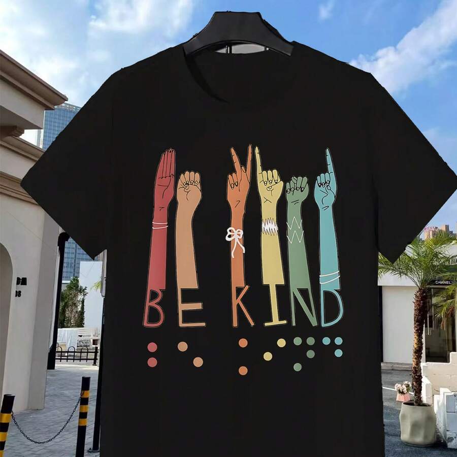 Lenguaje de señas táctil Braille Be Kind