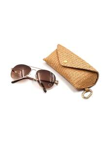 Golden Funky Eye Glasses Case With Hook  Eyewear Protection Case Accessory Glasses Accessories For Women - Multicolor - View 10