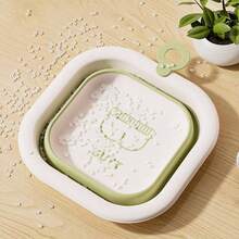 - Lavabos plegables pequeos, paquete de 3 u2013 Tina de bao plegable ligera para fregadero, lavabo de limpieza porttil para viajes, camping, plato, lavandera 12 l/3.2 galones cada, azul - amarillo, verde, azul, (Yellow Green Blue) - Ver 5